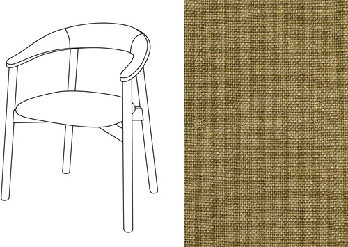 Zita Armchair Rave Military Olive (302)