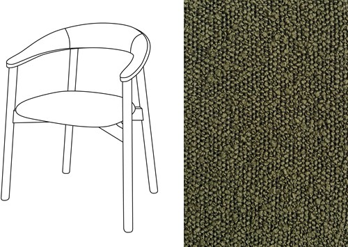 Zita Armchair Trondheim 502