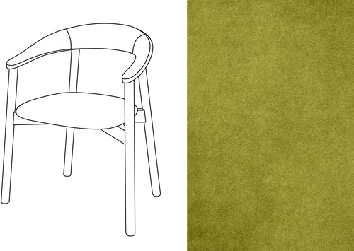 Zita Armchair Velour 002