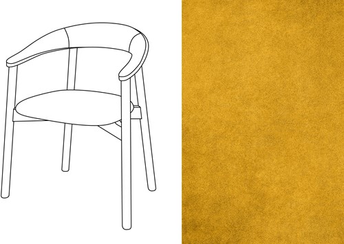 Zita Armchair Velour 005
