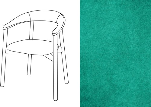 Zita Armchair Velour 006