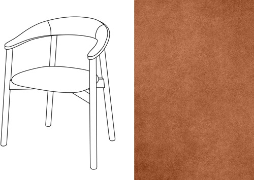 Zita Armchair Velour 012