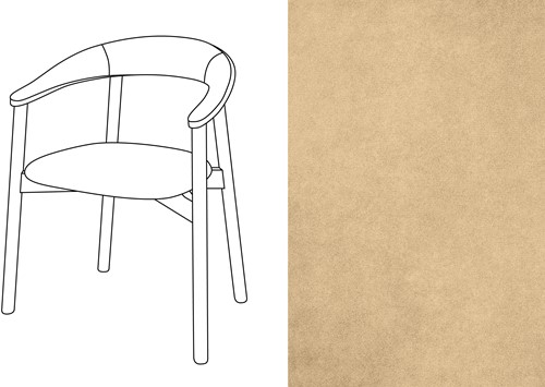 Zita Armchair Velour 030