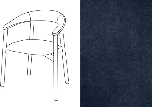 Zita Armchair Velour 062