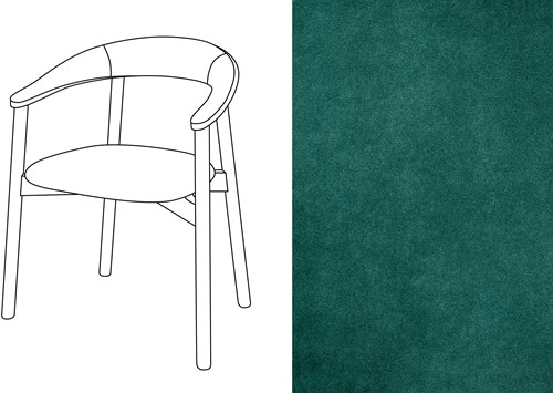 Zita Armchair Velour 065