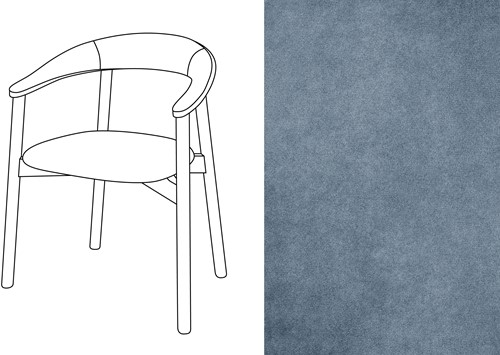 Zita Armchair Velour 066