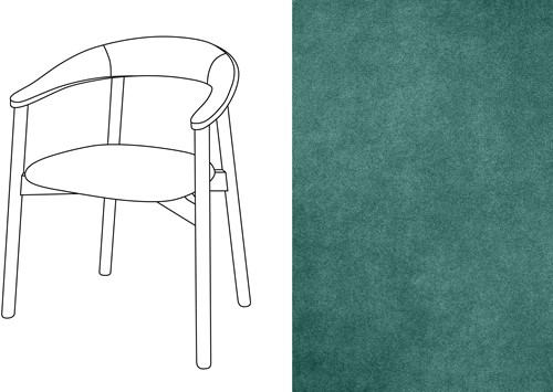 Zita Armchair Velour 068