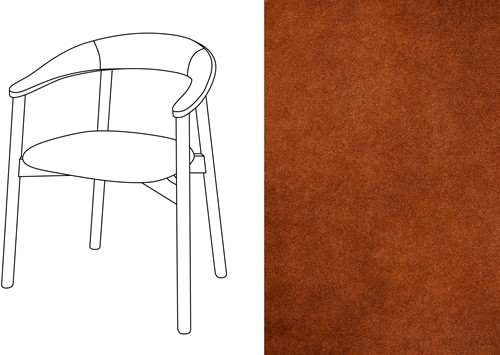Zita Armchair Velour 073