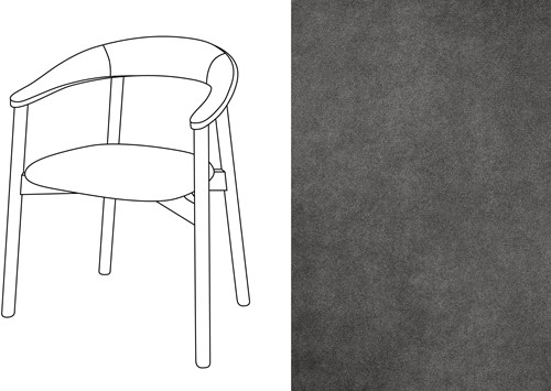 Zita Armchair Velour 091