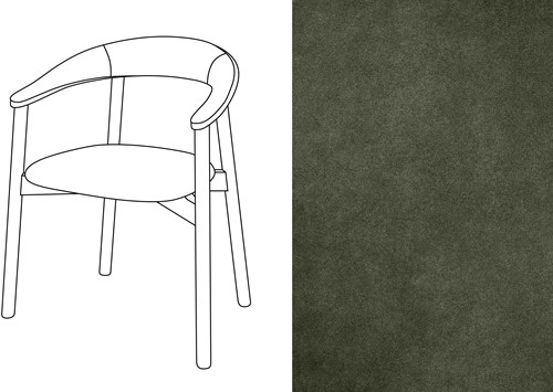 Zita Armchair Velour 095